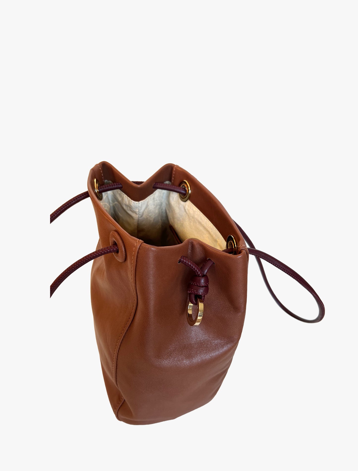 DRAWSTRING BAG|2WAY|LAMB