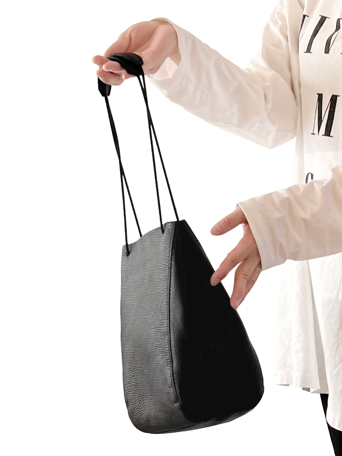 DRAWSTRING BAG|2WAY|BLACK