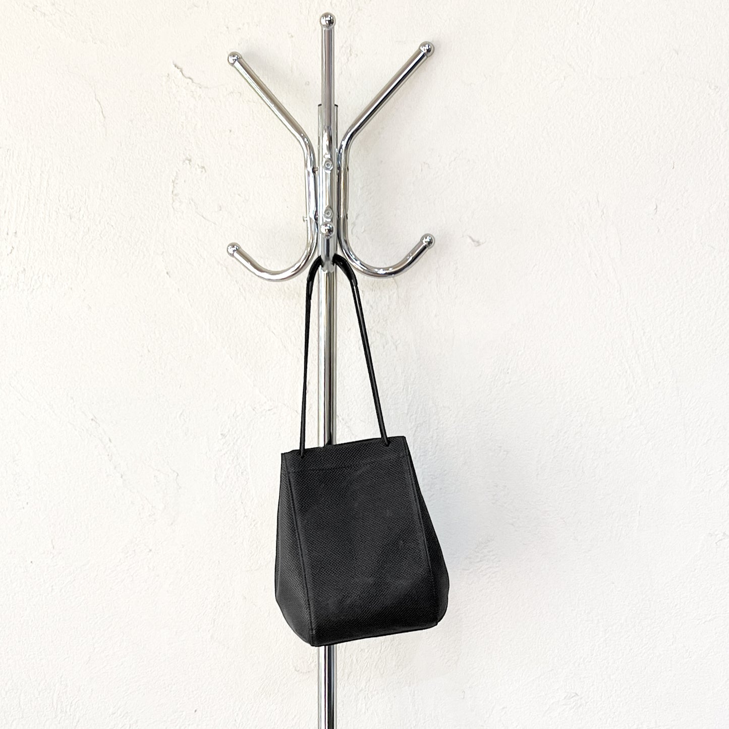 DRAWSTRING BAG (dots)｜2WAY｜BLACK