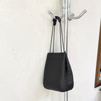 DRAWSTRING BAG (dots)｜HANDLE POUCH｜2WAY