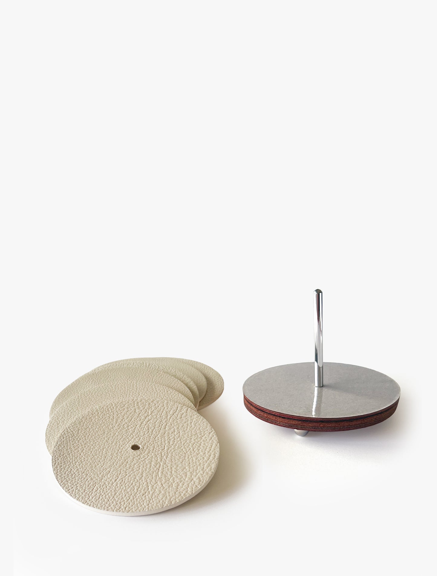 Coaster Stands set / Genuine leather