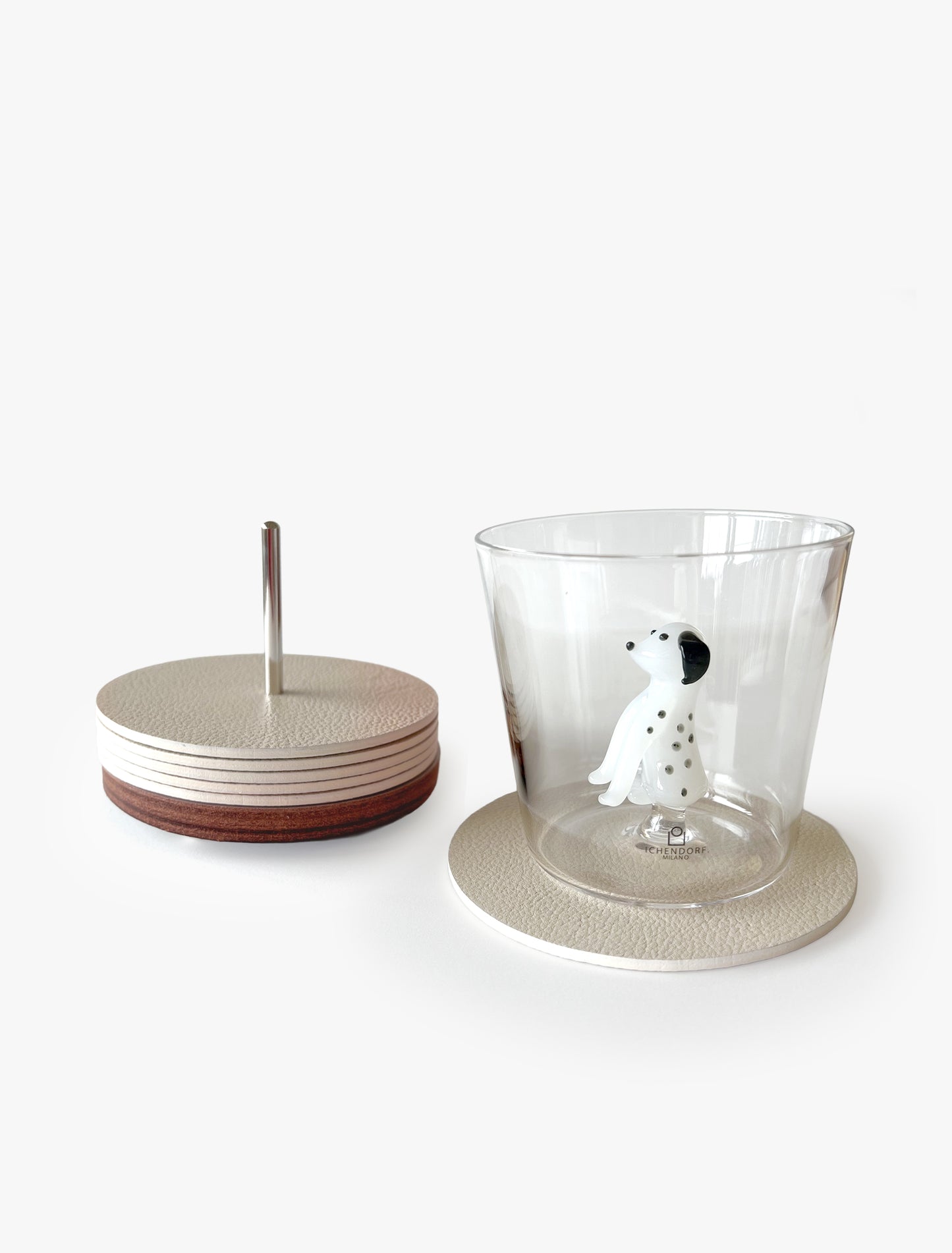 Coaster Stands set / Genuine leather