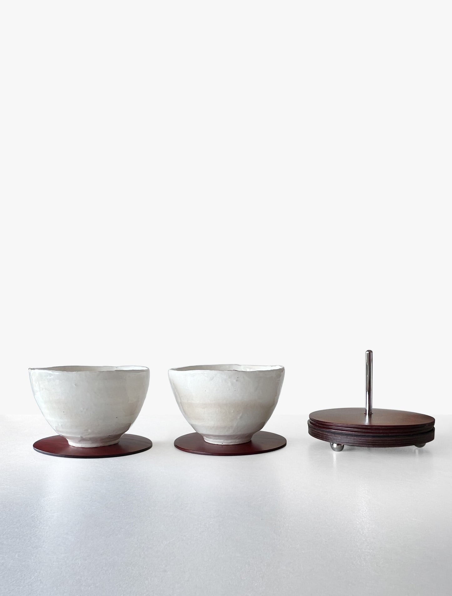 Coaster Stands set / Genuine leather
