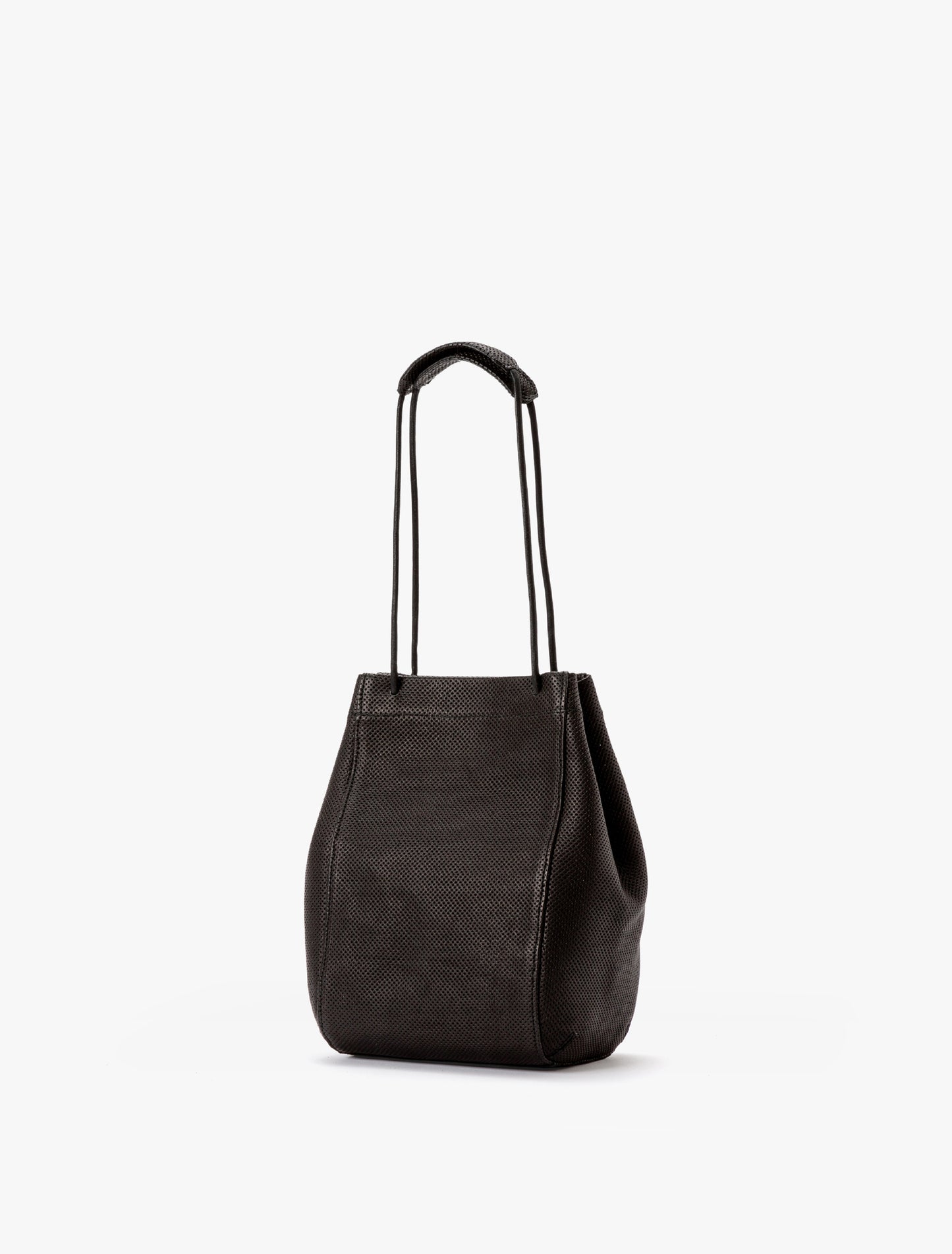 DRAWSTRING BAG (dots)｜2WAY｜BLACK