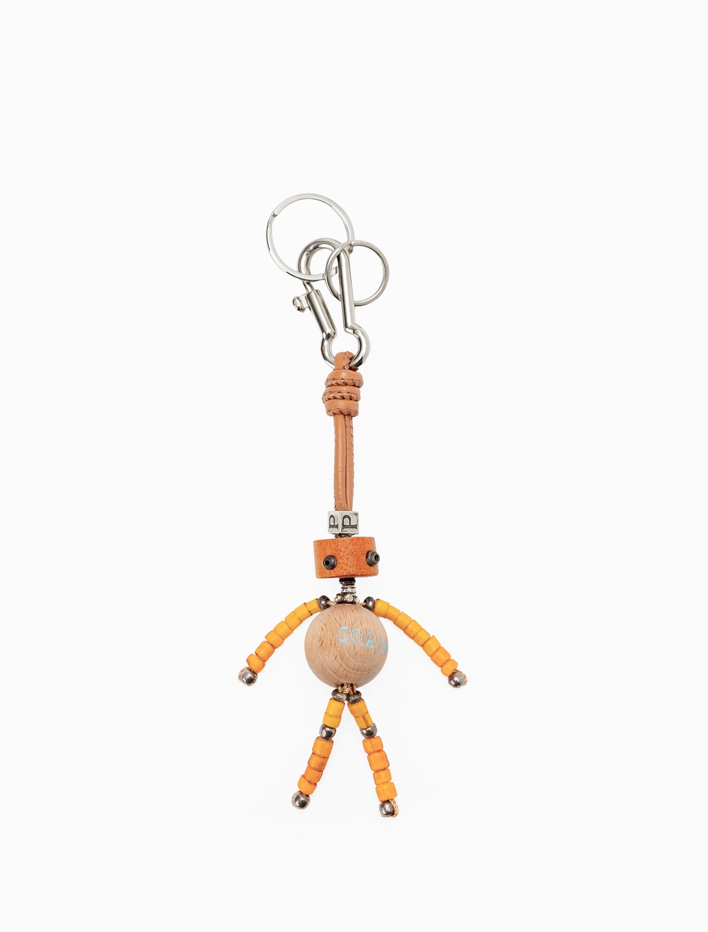 ROBO CHARM｜Keychain｜Yellow Orbit