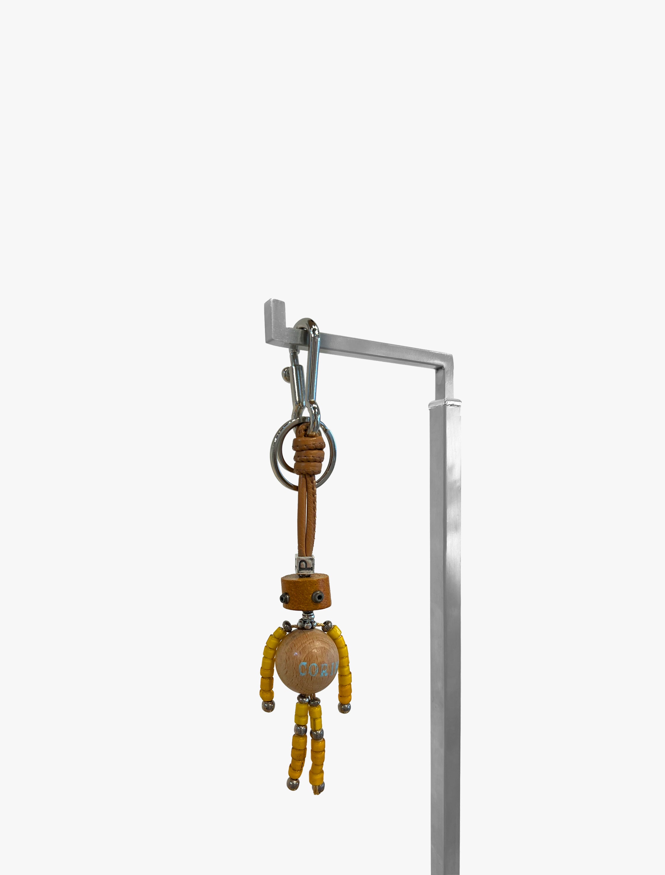 ROBO CHARM｜Keychain｜Yellow Orbit