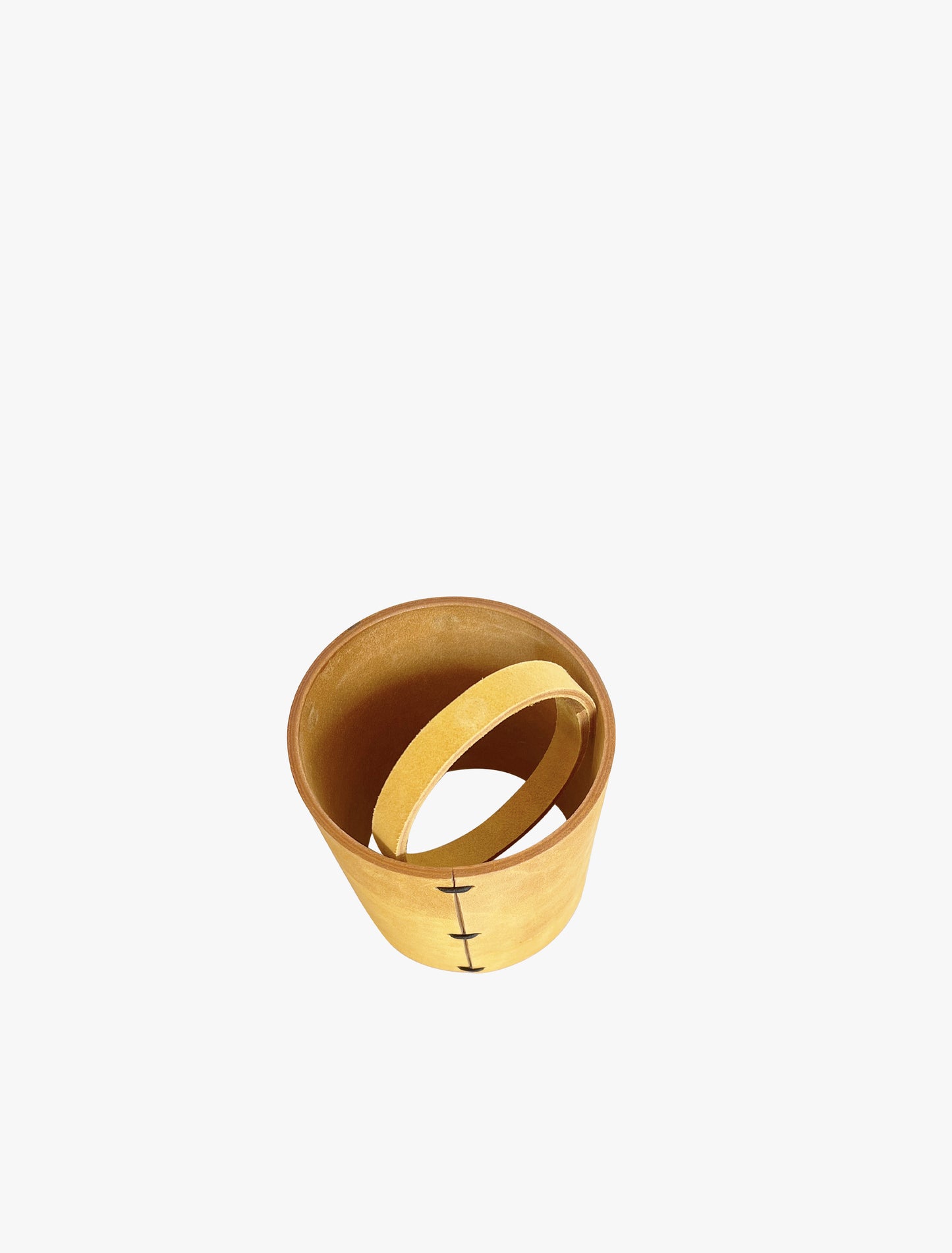 PLYLEATHER｜Cylinder｜Mustard