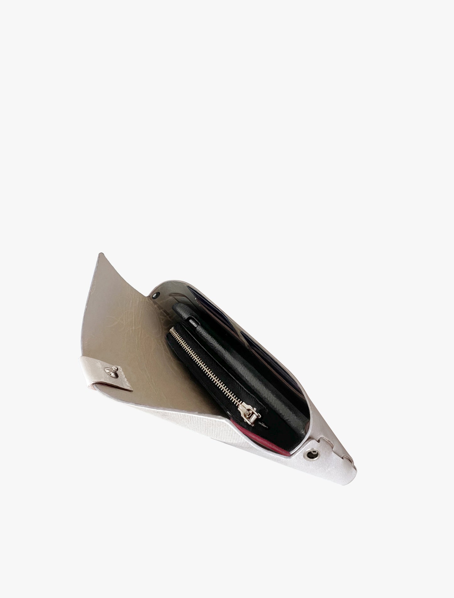 SPLIT-LEATHER POUCH｜with card pocket