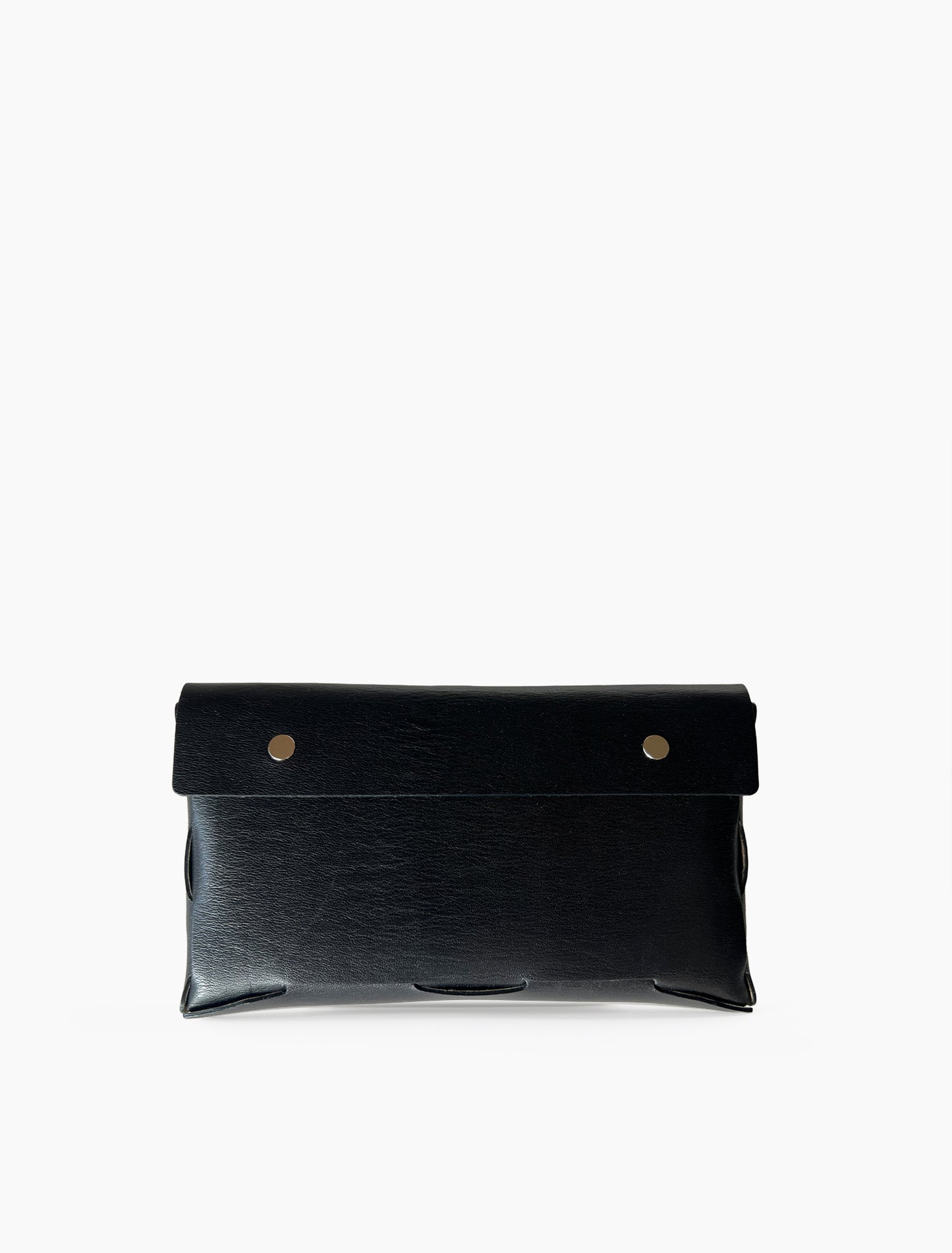 LEATHER POUCH｜Italian Black